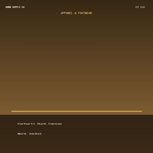 Carhartt Duck Canvas Work Jacket