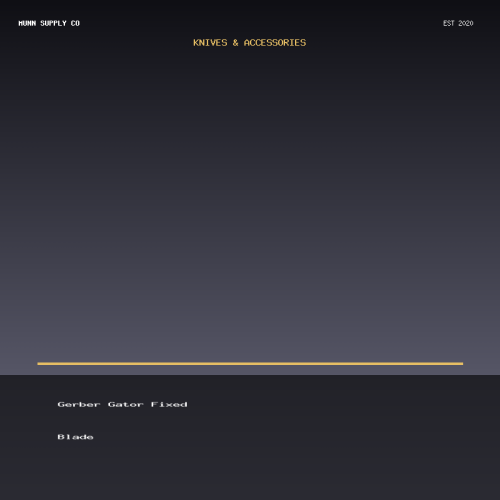 Gerber Gator Fixed Blade